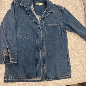 Denim Button-Up shirt Jacket